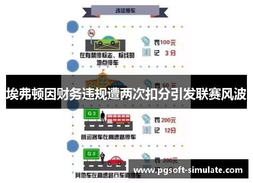 埃弗顿因财务违规遭两次扣分引发联赛风波